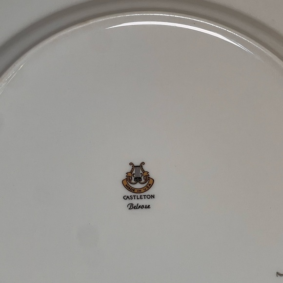 Castleton (USA) Belrose Vintage Dinner Plate Set of 7 - Picture 4 of 8